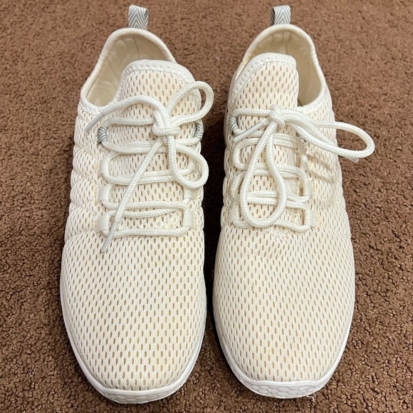 Primark Shoes - Primark Women’s White Cream Mesh Sneakers Size 7